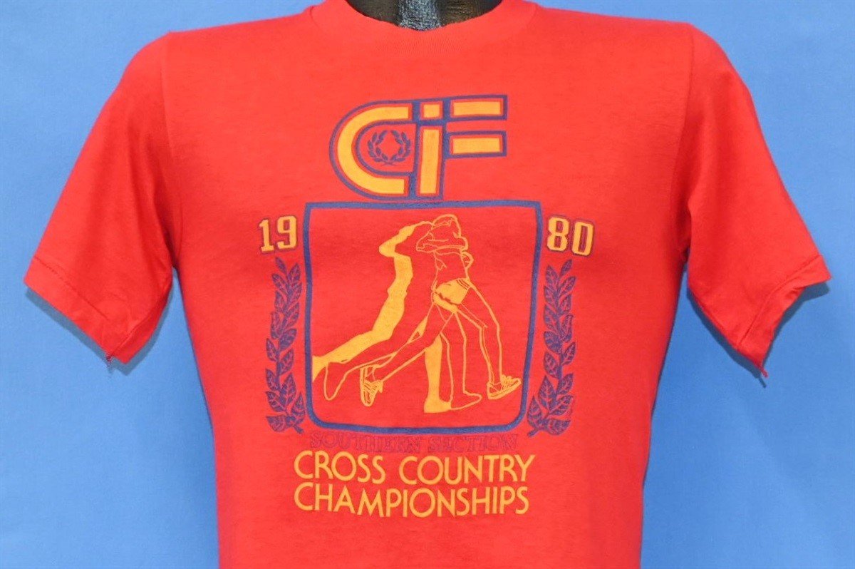 80s CIF Cross Country Championships California t-shirt Small product image 1