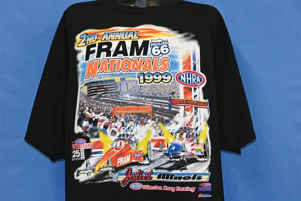 90s Fram Nationals 1999 Winston Drag Racing NHRA t-shirt product image 1