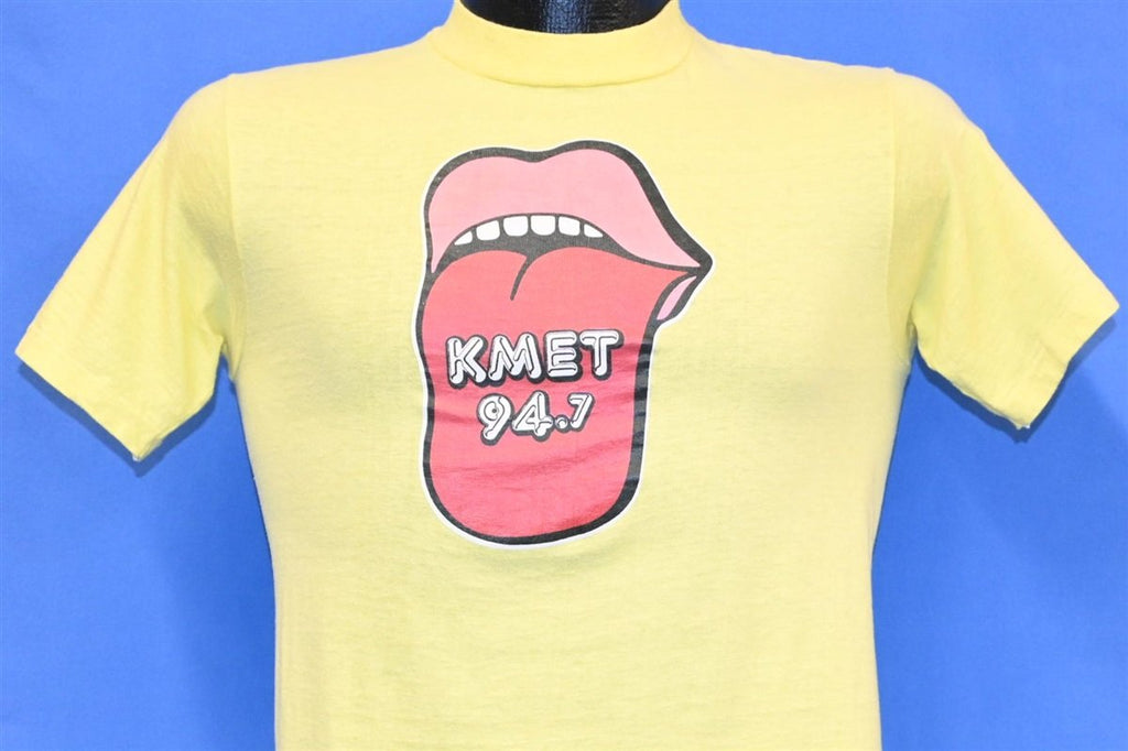 70s KMET Radio 94.7 FM Los Angeles Iron On t-shirt Small product image 1