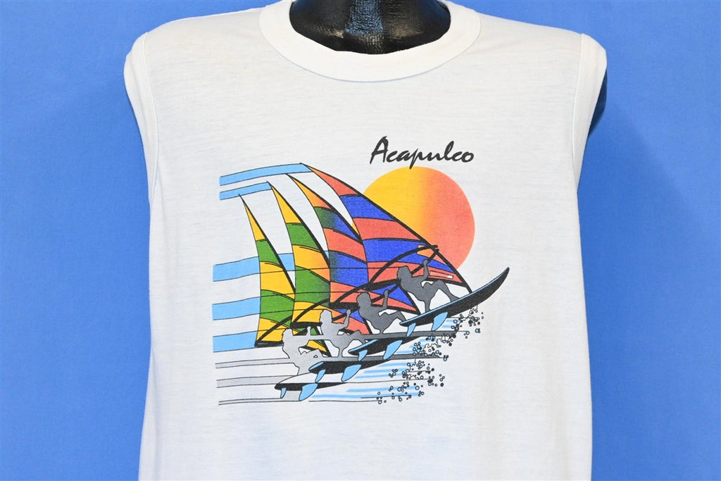80s Acapulco Mexico Windsurfing Sun Muscle Tank t-shirt product image 1