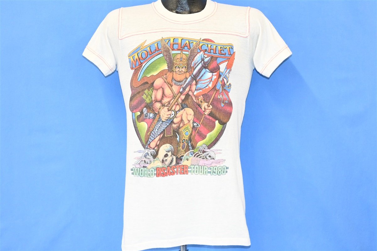 80s Molly Hatchet World Disaster Tour 1980 Rock t-shirt product image 2