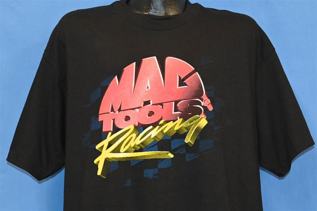 90s MAC Tools Racing Logo Black Deadstock t-shirt Extra product image 1