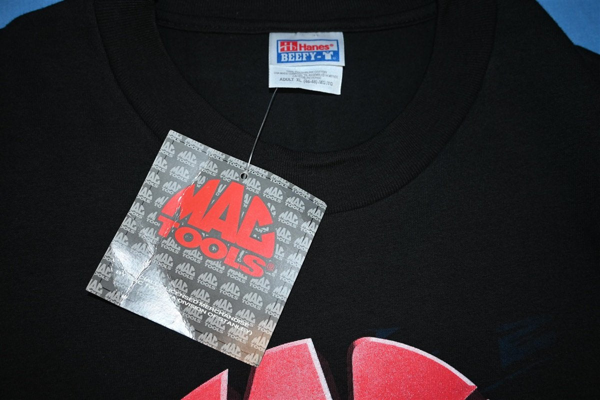 90s MAC Tools Racing Logo Black Deadstock t-shirt Extra product image 5