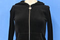 Y2K Juicy Couture Black Velvet Track Jacket Women's Extra product image 1