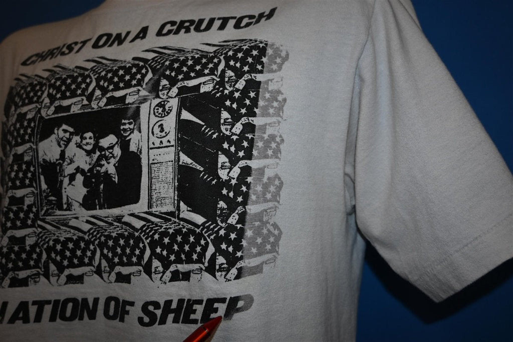 90s Christ on a Crutch Nation of Sheep Punk t-shirt Large product image 4