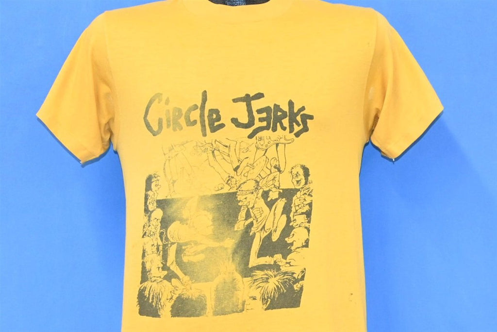 80s Circle Jerks Shawn Kerri Punk Rock Yellow t-shirt Small product image 1