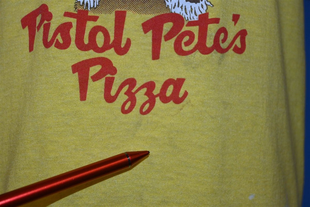 80s Pistol Pete's Pizza Happy Birthday t-shirt Youth Medium product image 4