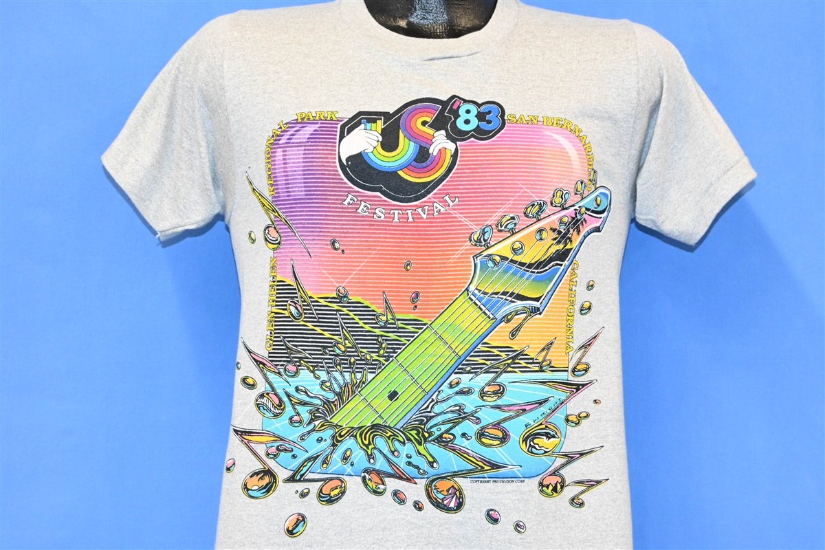 80s US Festival 1983 Rock Music Double Sided t-shirt Small product image 1