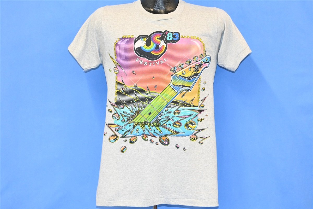 80s US Festival 1983 Rock Music Double Sided t-shirt Small product image 2