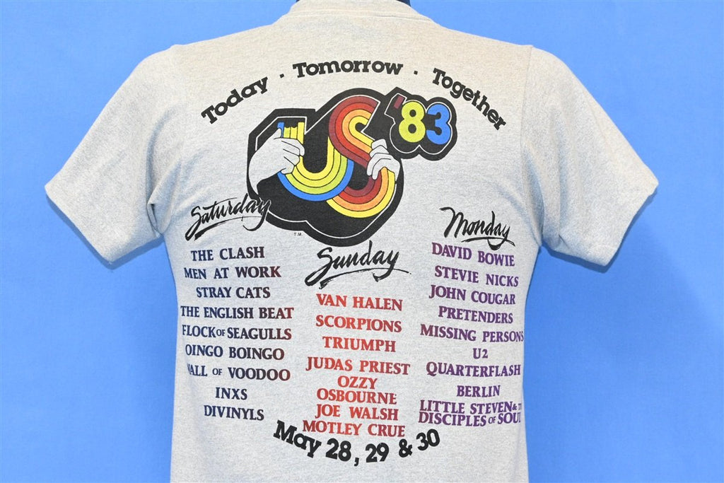 80s US Festival 1983 Rock Music Double Sided t-shirt Small product image 4