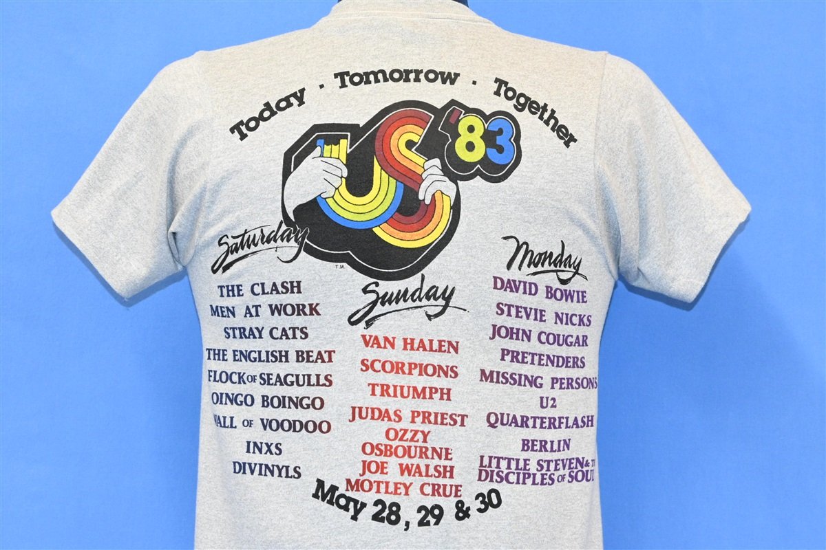 80s US Festival 1983 Rock Music Double Sided t-shirt Small product image 4