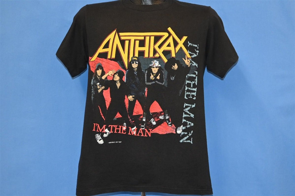 80s Anthrax Thrash Metal I'm the Man Lyrics t-shirt Medium product image 2