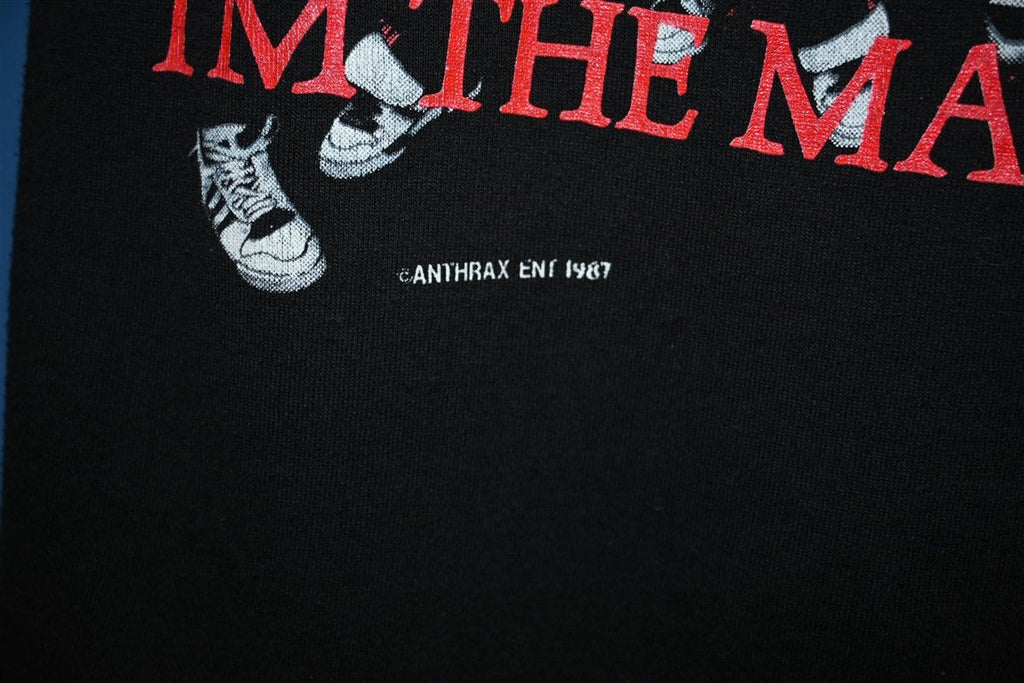80s Anthrax Thrash Metal I'm the Man Lyrics t-shirt Medium product image 3