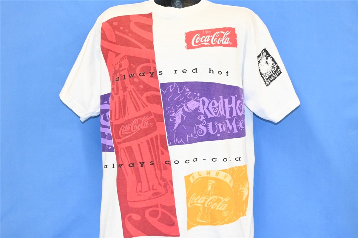 90s Coca-Cola Red Hot Summer Coke Soda t-shirt Extra Large product image 1
