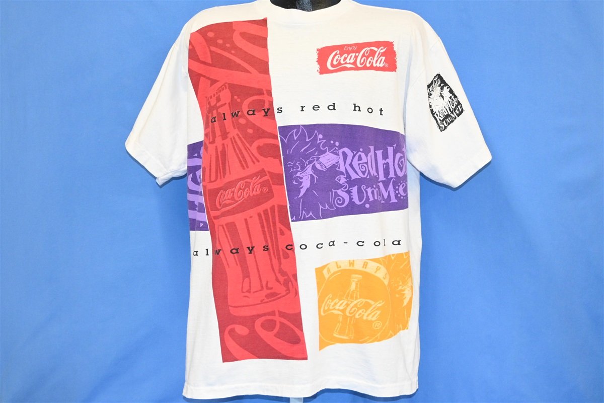 90s Coca-Cola Red Hot Summer Coke Soda t-shirt Extra Large product image 2
