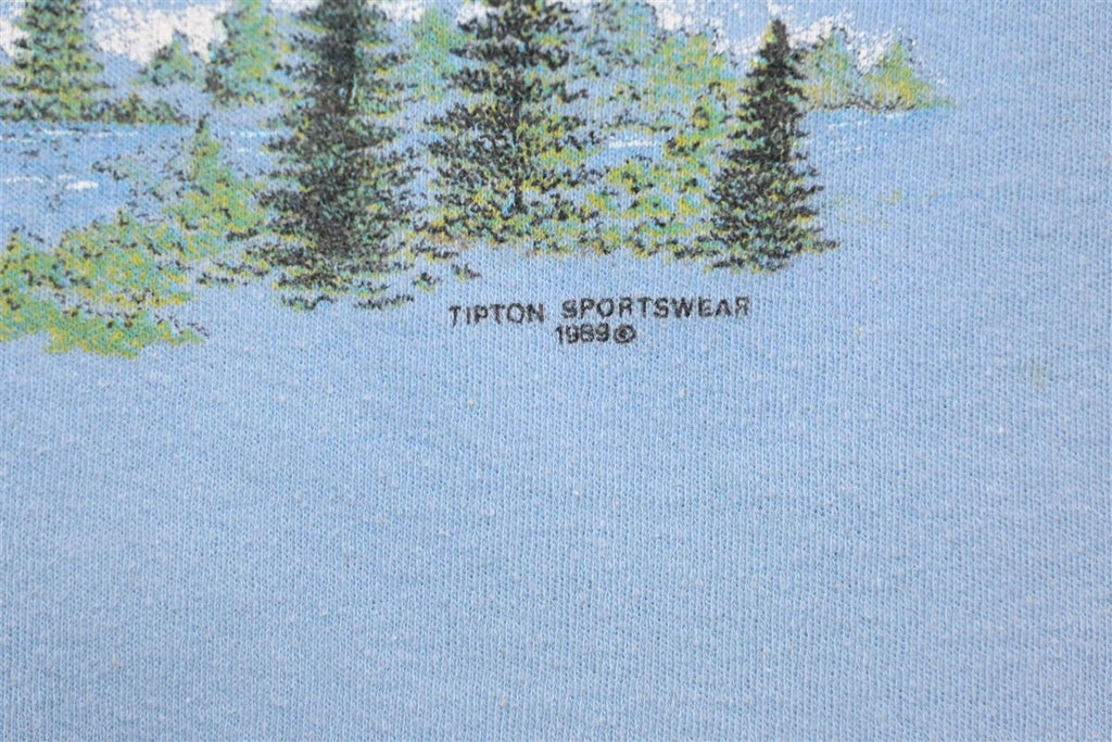 80s Pocono Mountains Bald Eagle Rib Knit t-shirt Medium product image 3