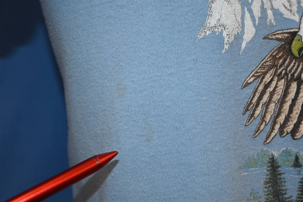 80s Pocono Mountains Bald Eagle Rib Knit t-shirt Medium product image 4