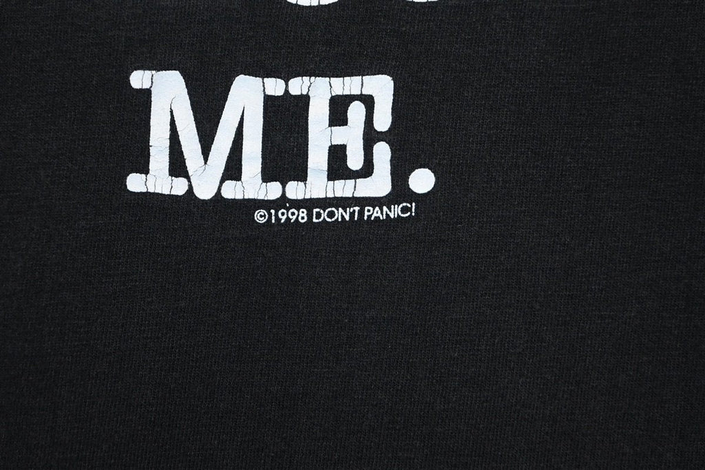 90s Don't Panic It's All About Me 1998 Black t-shirt Medium product image 3