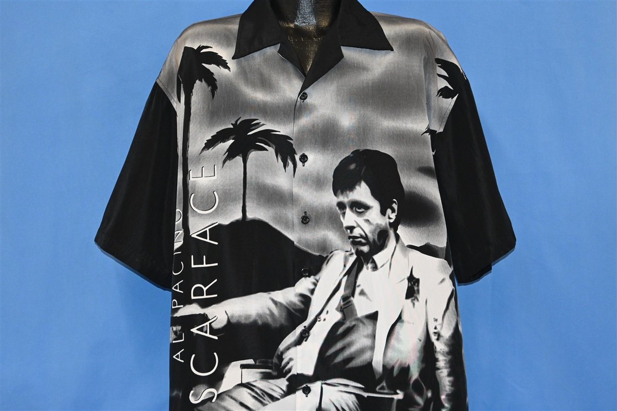 Y2K Scarface Al Pacino All Over Print Button Down Shirt XXL product image 1