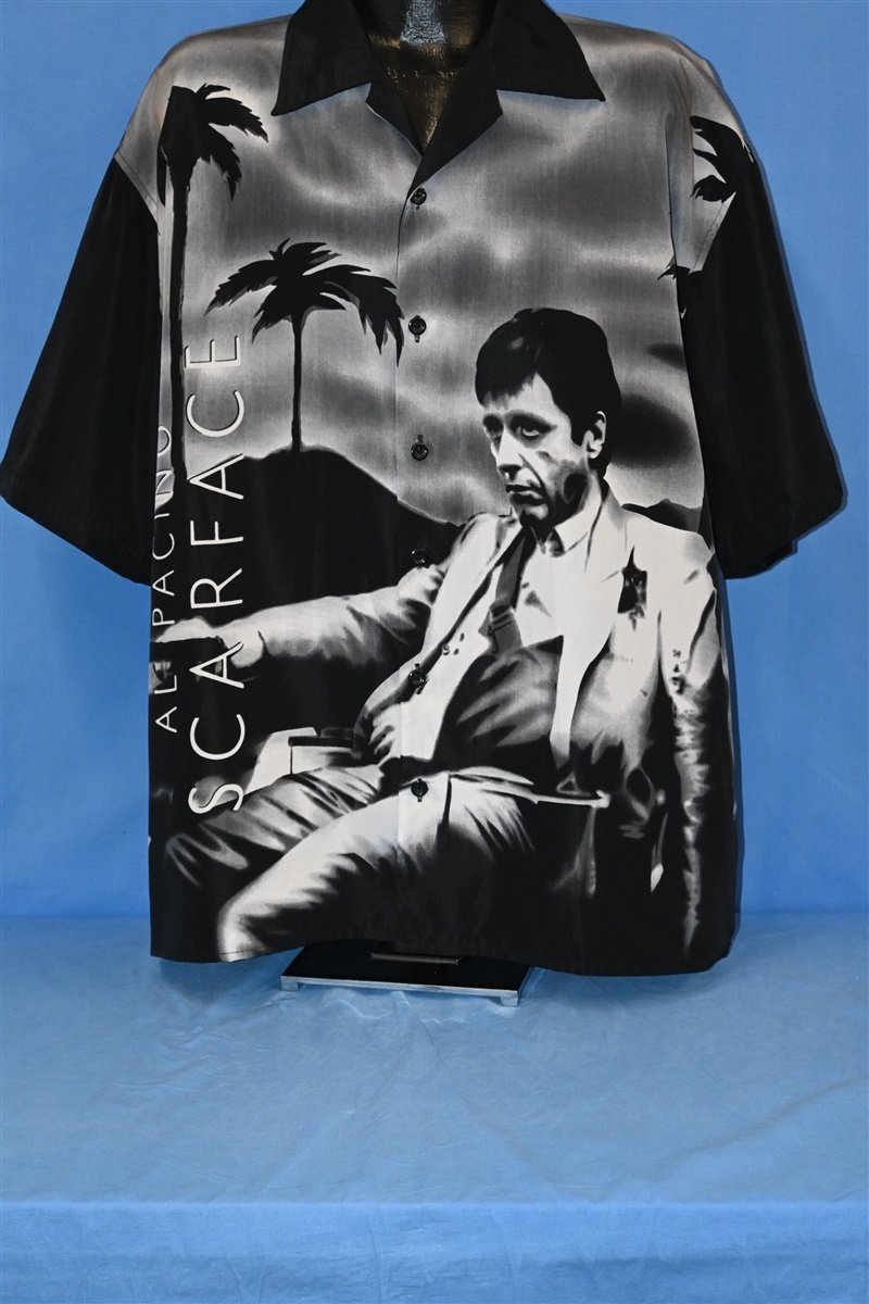 Y2K Scarface Al Pacino All Over Print Button Down Shirt XXL product image 2