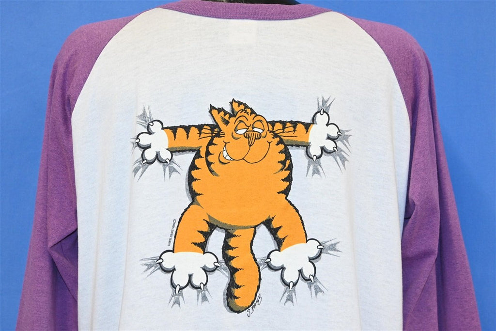 80s Trapped Like a Rat Funny Cartoon Raglan t-shirt Extra product image 3