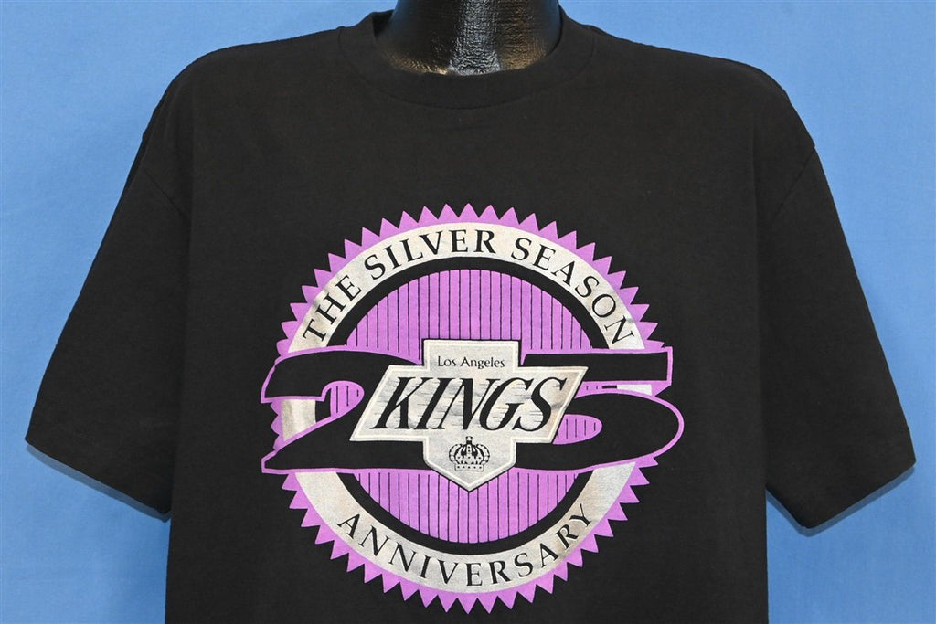 90s Los Angeles Kings Hockey Silver Season t-shirt Extra product image 1