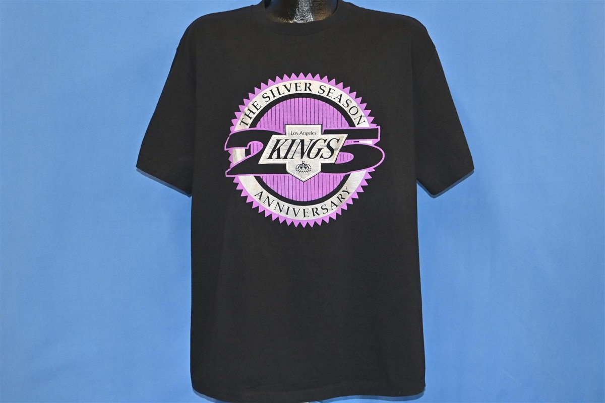 90s Los Angeles Kings Hockey Silver Season t-shirt Extra product image 2