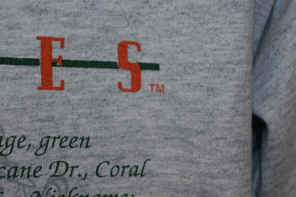 90s Miami Hurricanes University Letterman Patch t-shirt product image 3