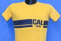 80s Cal 500 California Blue Gold Striped t-shirt Extra Small product image 1