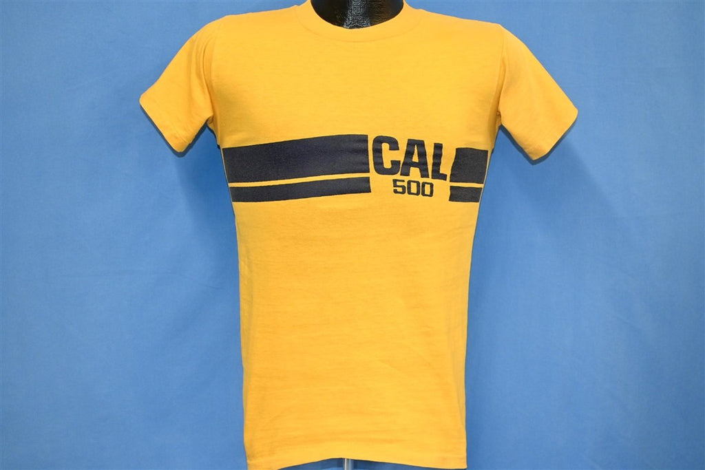 80s Cal 500 California Blue Gold Striped t-shirt Extra Small product image 2