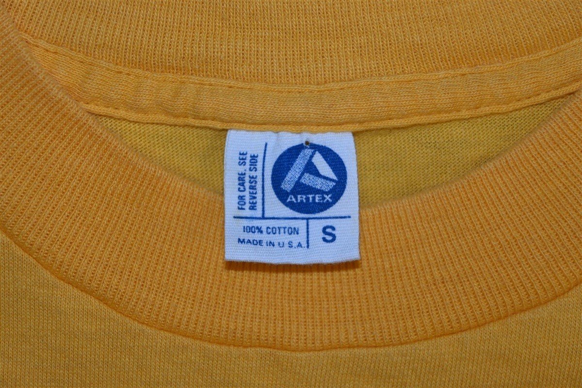 80s Cal 500 California Blue Gold Striped t-shirt Extra Small product image 4