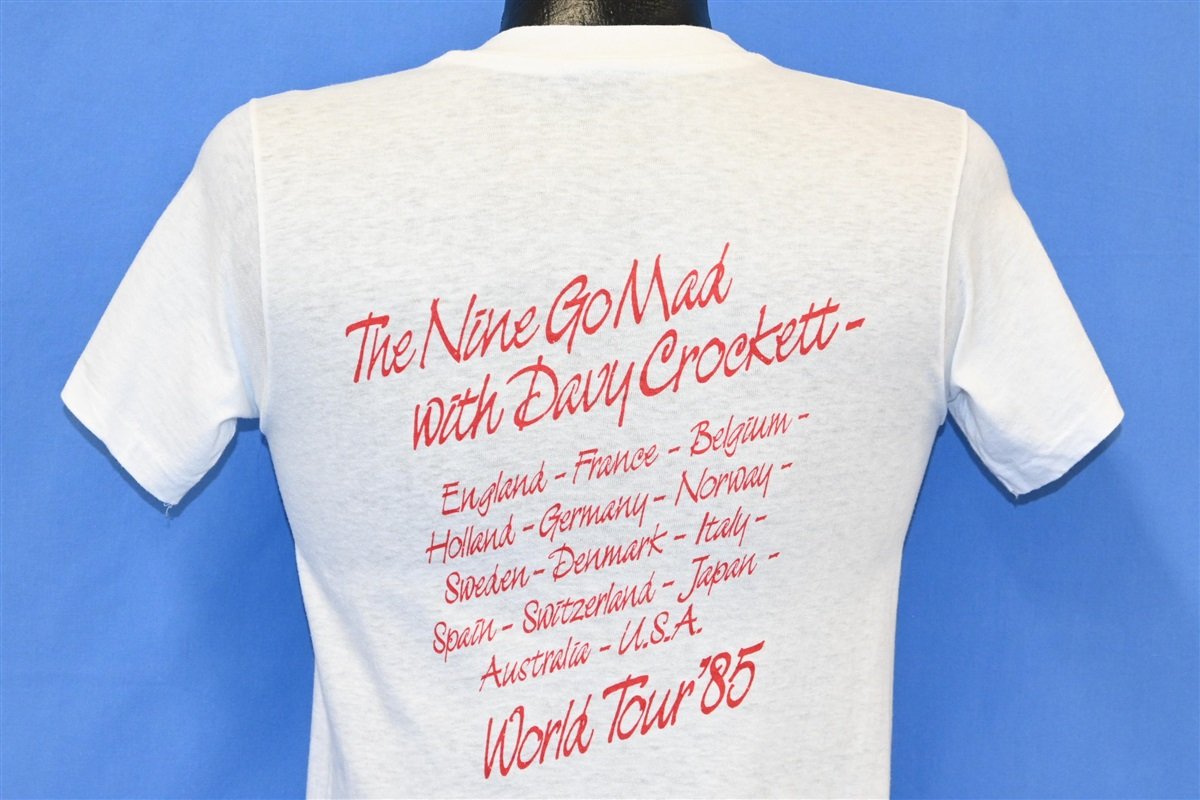 80s Paul Young Nine Go Mad Davy Crockett Tour t-shirt Small product image 4
