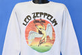 80s Led Zeppelin Swan Song Records Raglan Sweatshirt Medium product image 1