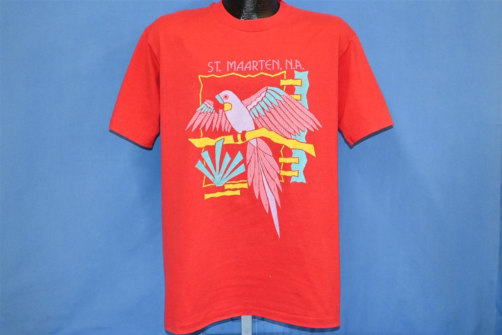 90s St. Maarten NA Parrot Tropical Bird Caribbean t-shirt product image 2