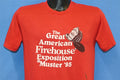 80s The Great American Firehouse Exposition 1985 t-shirt product image 1