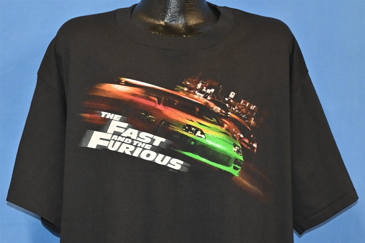 Y2K The Fast and Furious 2001 Action Movie t-shirt XXL product image 1