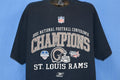 Y2K St. Louis Rams 2001 NFC Champions NFL t-shirt Extra product image 1