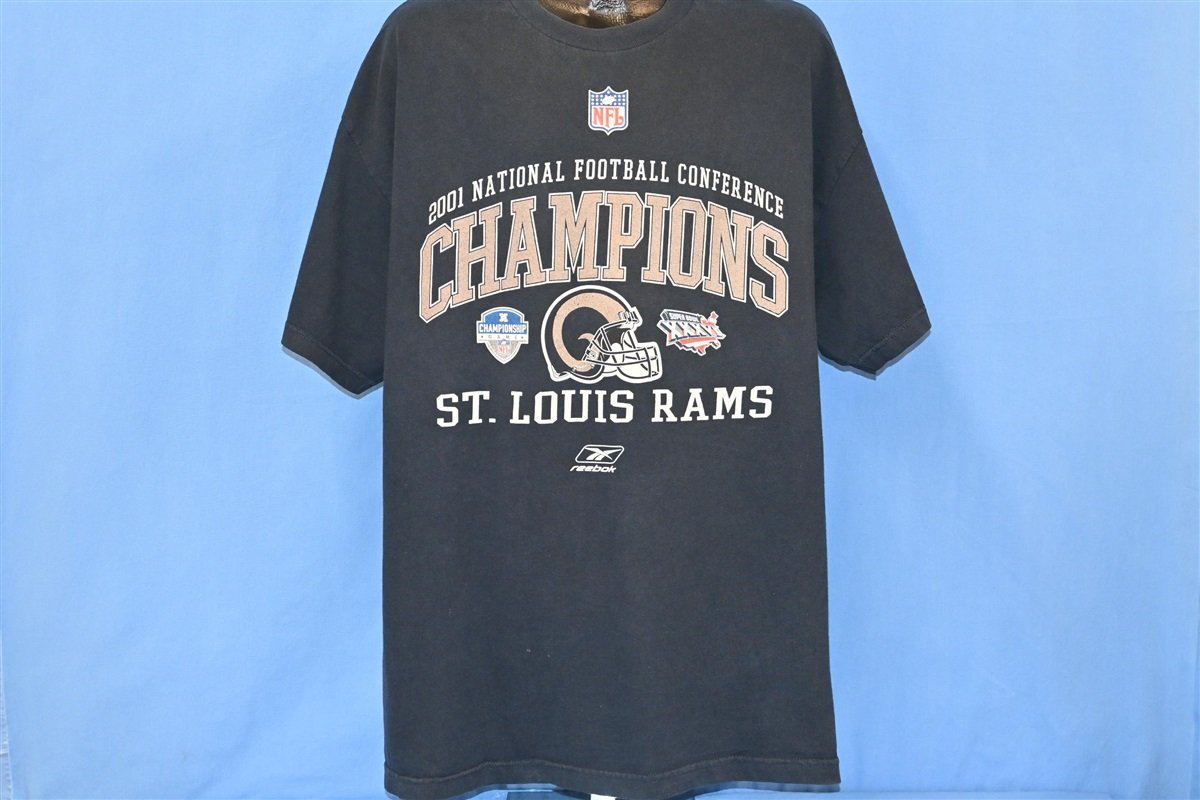 Y2K St. Louis Rams 2001 NFC Champions NFL t-shirt Extra product image 2