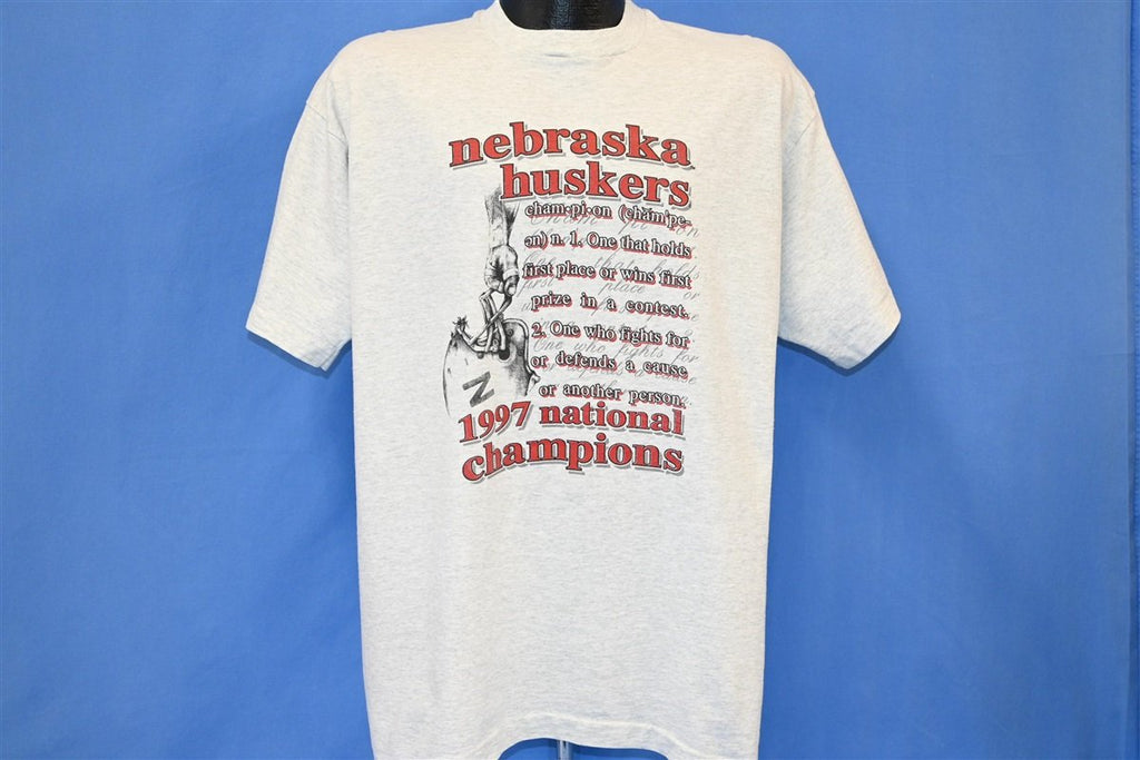 90s Nebraska Cornhuskers 1997 Champions t-shirt Extra Large product image 2