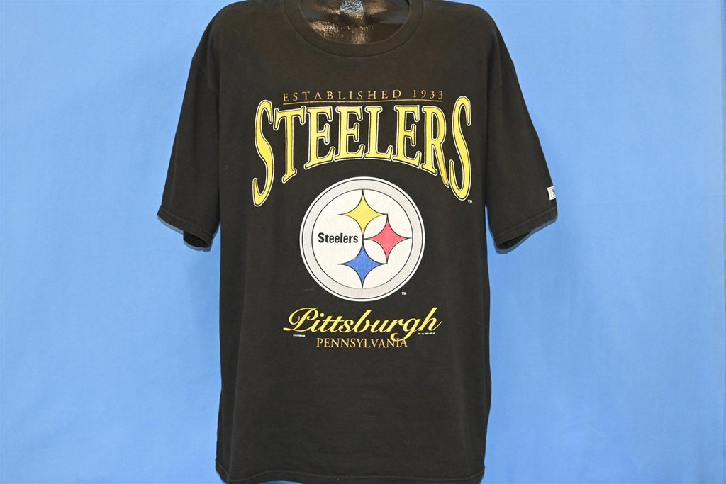 90s Pittsburgh Steelers NFL Logo Steelmark t-shirt Extra product image 2