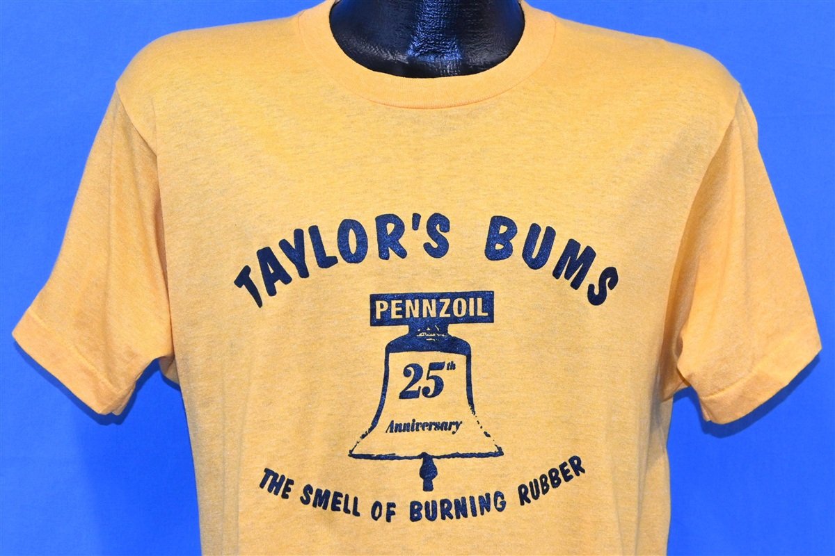 80s Taylors Bums Pennzoil 25th Anniversary t-shirt Medium product image 1