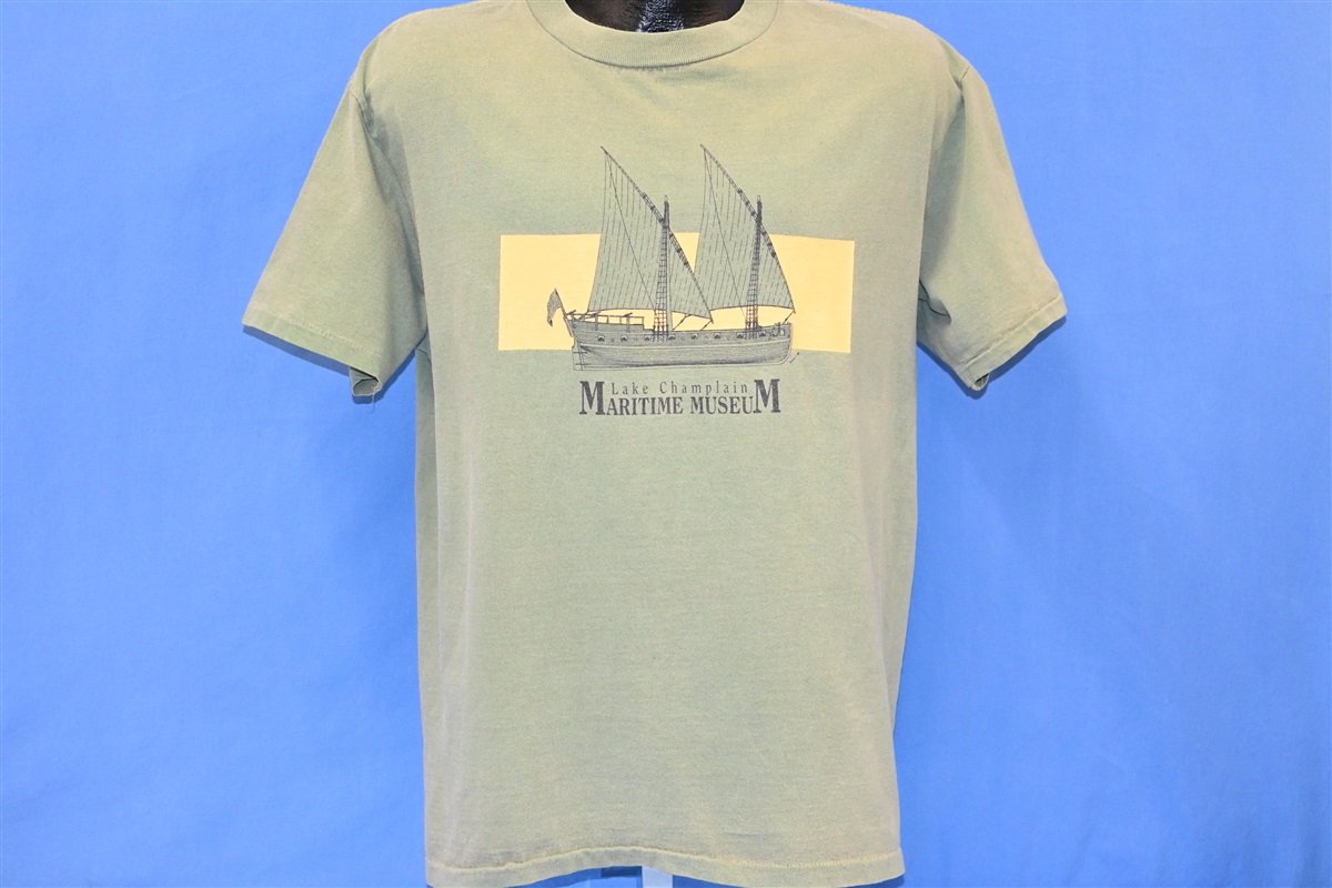 90s Lake Champlain Maritime Museum Sailboat t-shirt Large product image 2