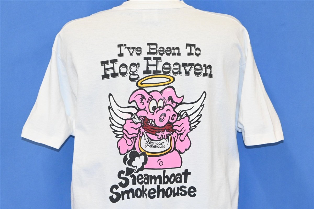 90s Steamboat Smokehouse Hog Heaven Colorado t-shirt Extra product image 1