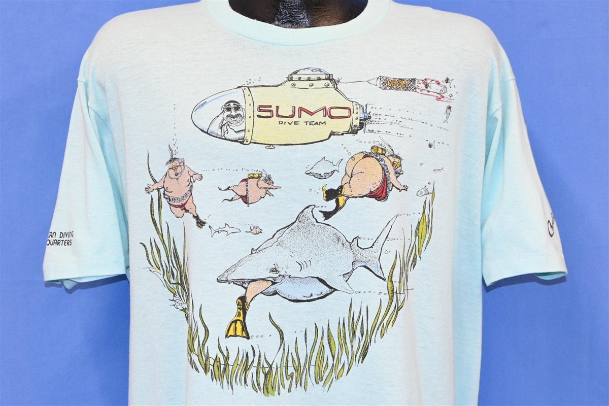80s Sumo Dive Team American Diving HQ t-shirt Extra Large product image 1