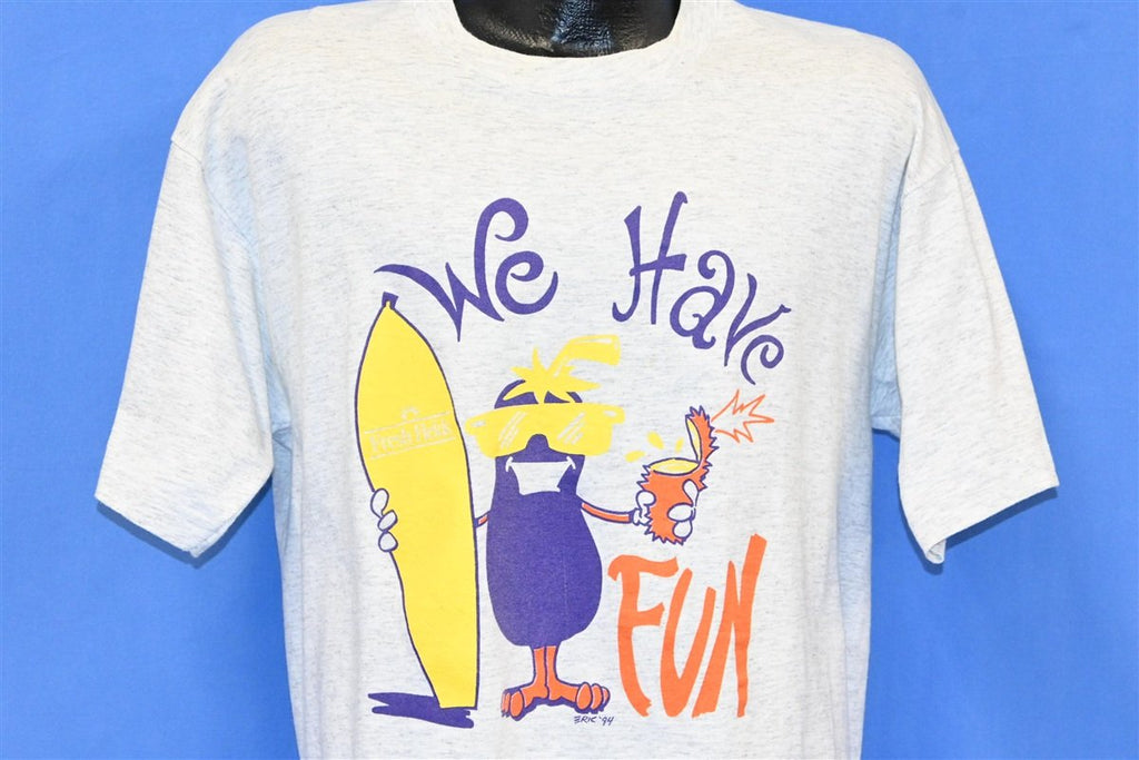 90s Fresh Fields Good For You Foods Gray t-shirt Extra Large product image 1