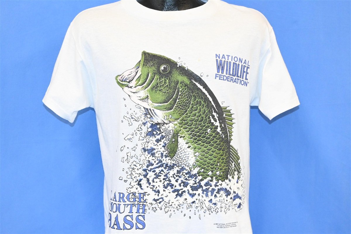 90s Large Mouth Bass National Wildlife Federation t-shirt product image 1