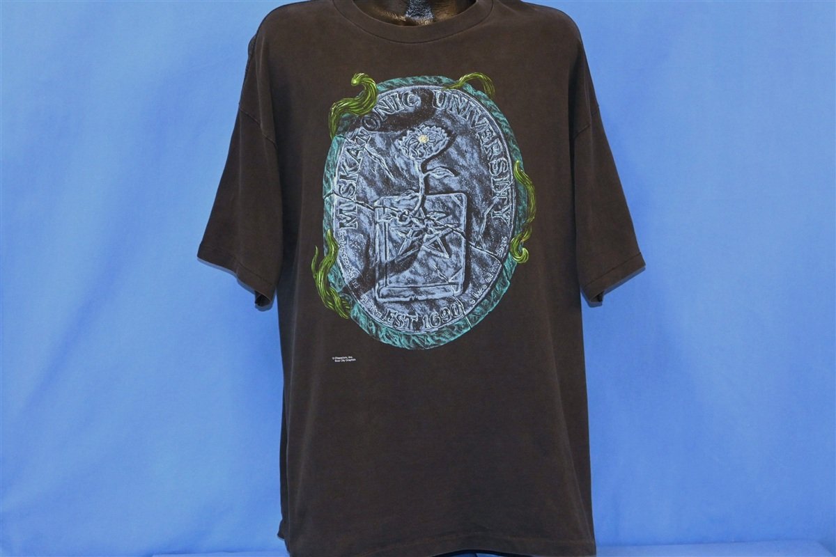 90s Miskatonic University HP Lovecraft Horror t-shirt XXL product image 2
