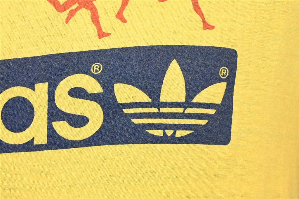 80s Adidas Trefoil Logo Running Finish Line t-shirt Medium product image 3