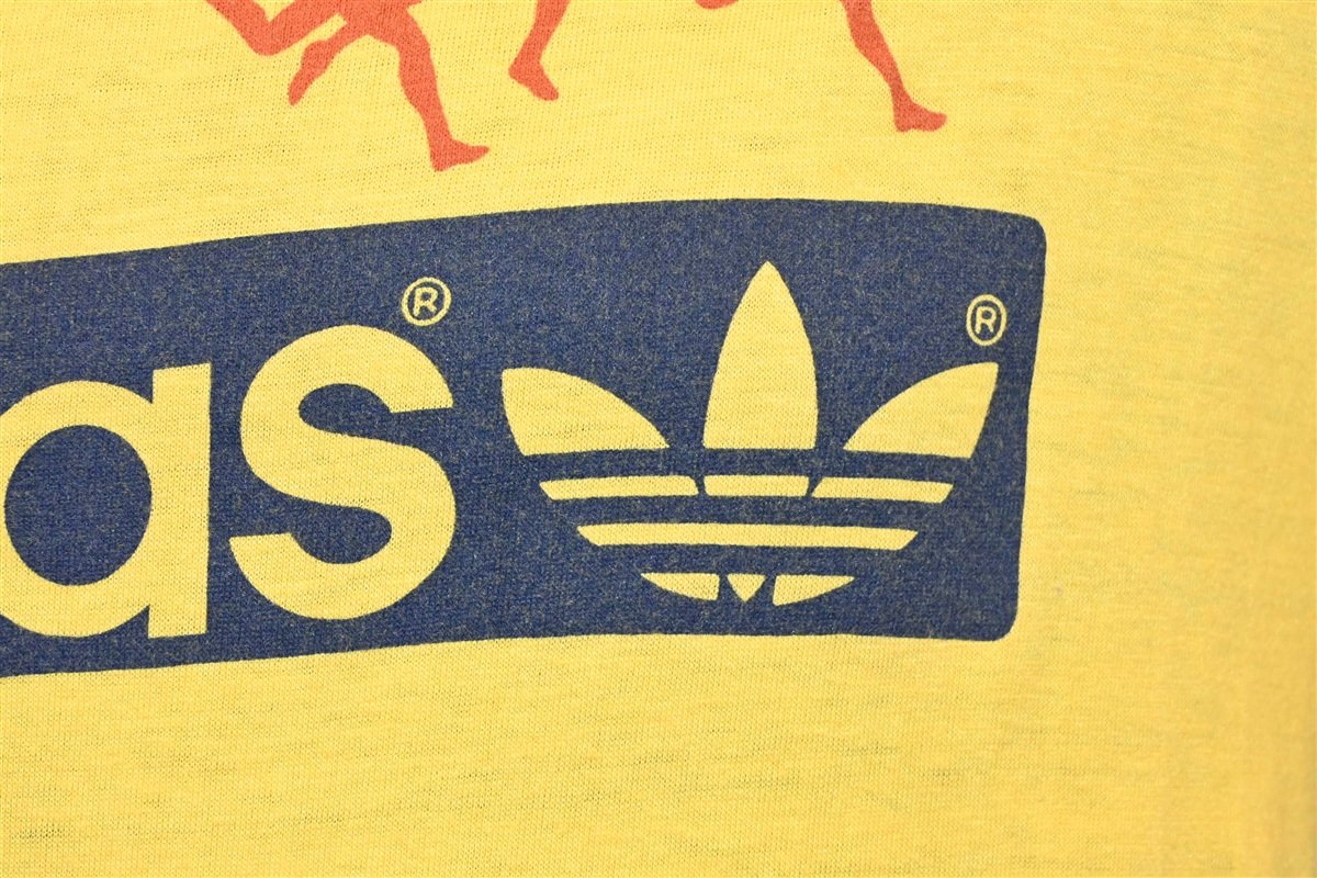 80s Adidas Trefoil Logo Running Finish Line t-shirt Medium product image 3