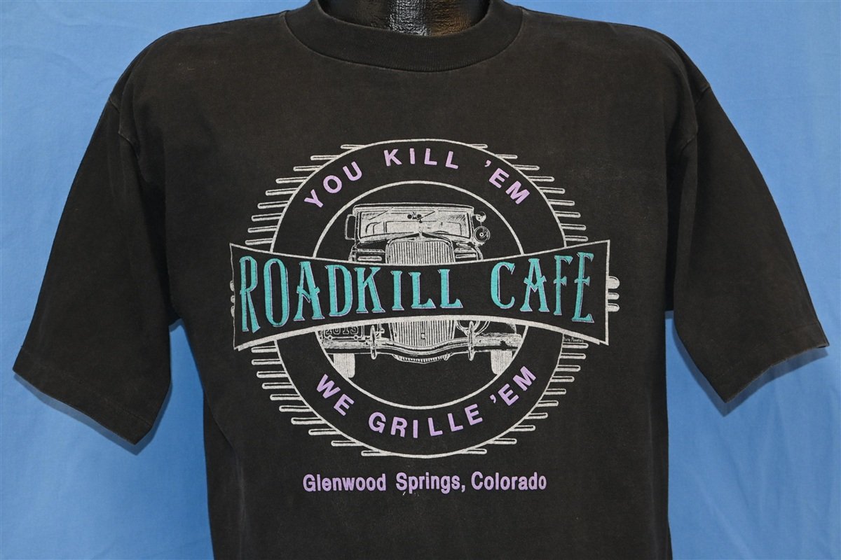 90s Roadkill Cafe You Kill 'Em We Grill 'Em t-shirt Large product image 1